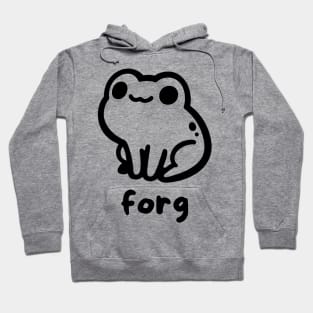 Forg misspelled frog meme Hoodie